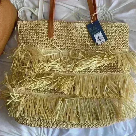 Beach bag- raffia bag - Picture 2 of 6